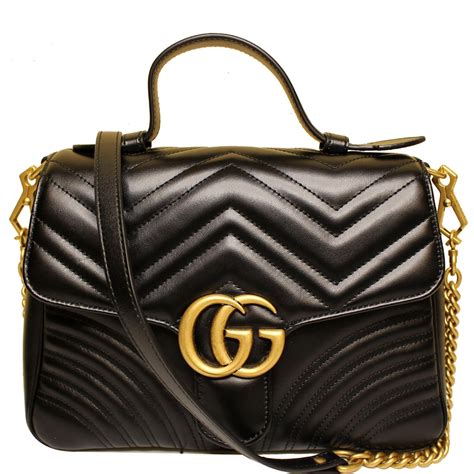 gucci gg marmont mini round shoulder bag leather black|Gucci Marmont bag small size.